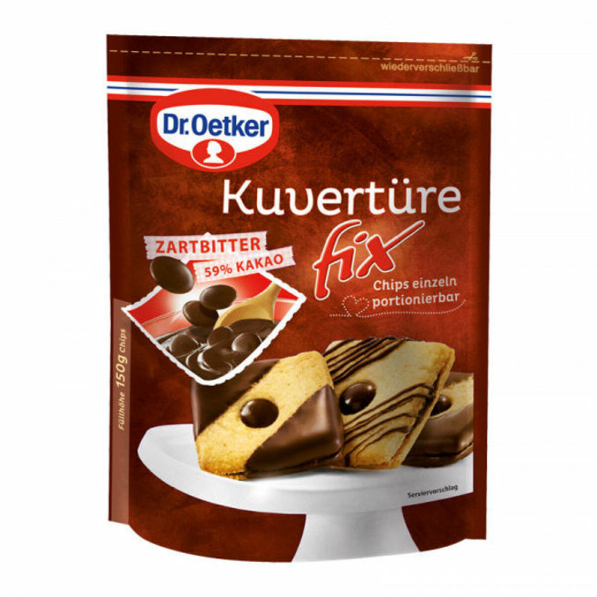 Dr. Oetker Kuvertüre Fix Zartbitter von Motatos für 2,70 € ansehen!