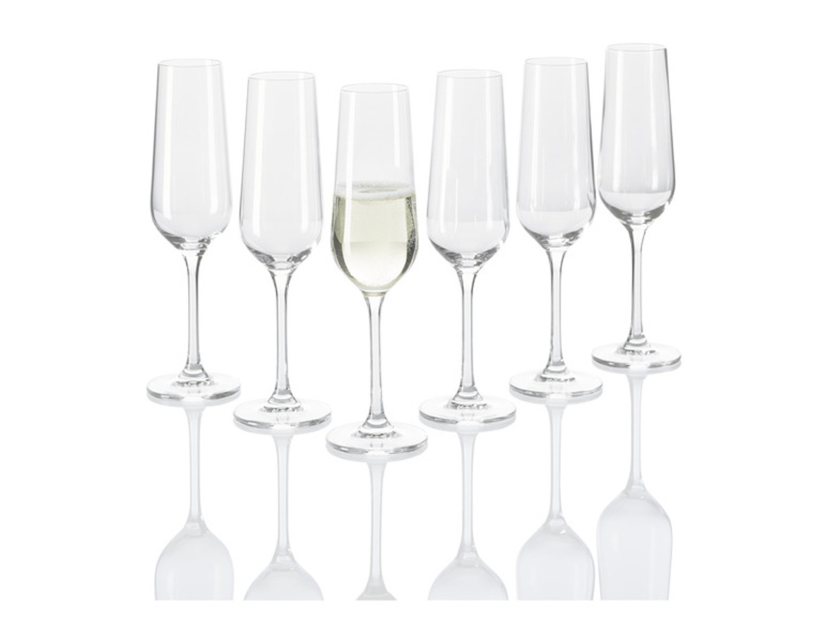 Bild 3 von ERNESTO® Rotwein-/ Weißwein-/ Sekt-/ Wassergläser, 6 Stück, aus Kristallglas