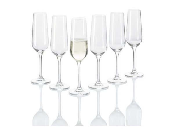 Bild 3 von ERNESTO® Rotwein-/ Weißwein-/ Sekt-/ Wassergläser, 6 Stück, aus Kristallglas