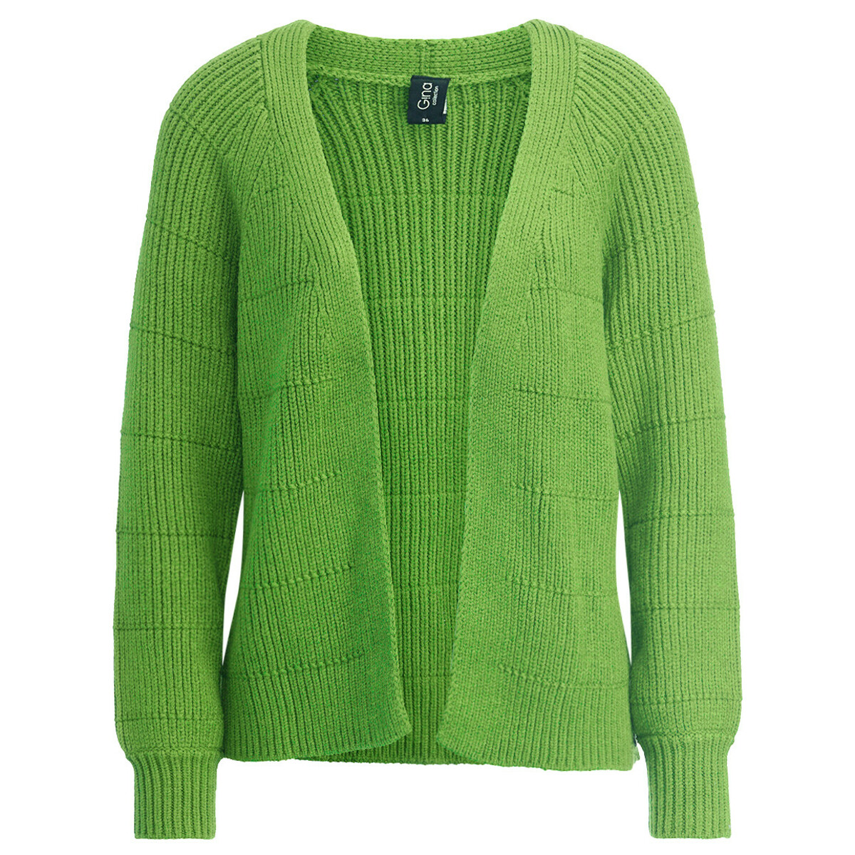 Bild 1 von Damen Strickjacke aus Rippstrick GRÜN
