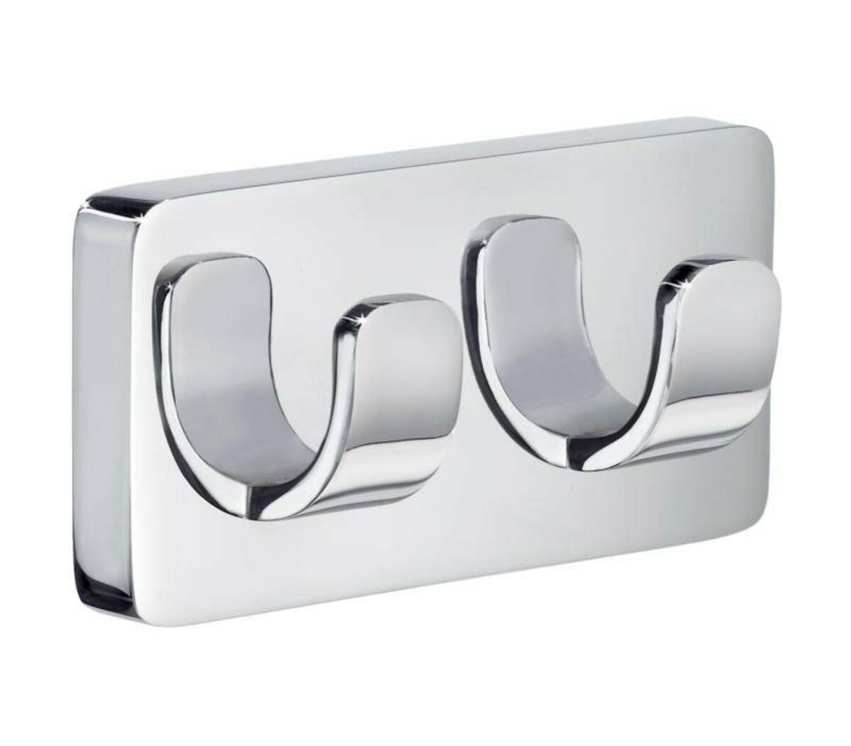 Bild 1 von Smedbo Doppelter Badetuchhaken ICE, Messing verchromt