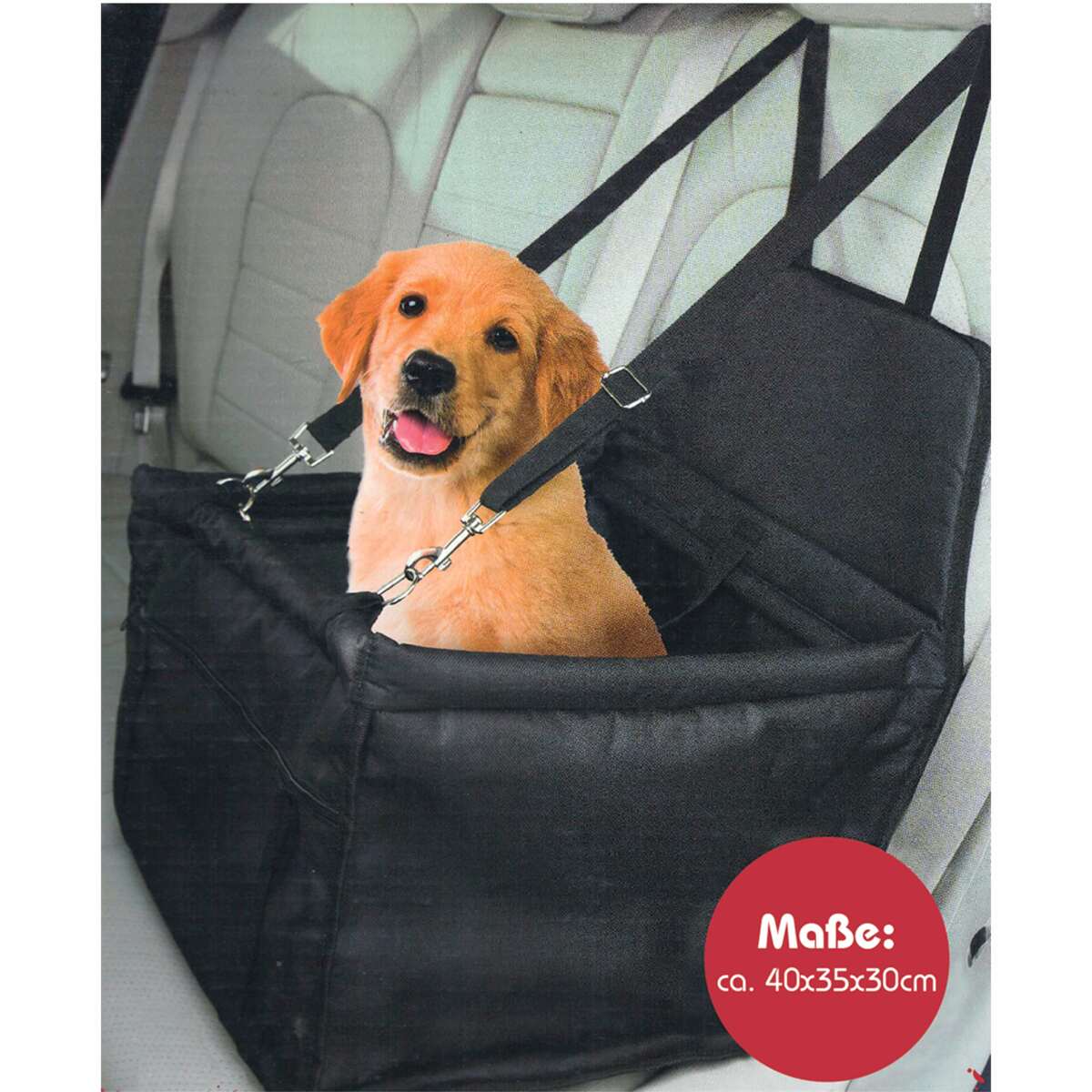 Bild 1 von Autositz für Tiere 40 x 35 x 30 cm schwarz