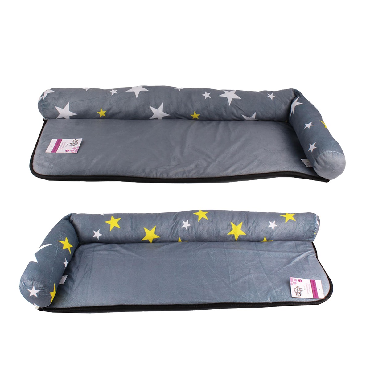 Bild 1 von Fensterbank-Katzenkissen 30 x 75 cm grau