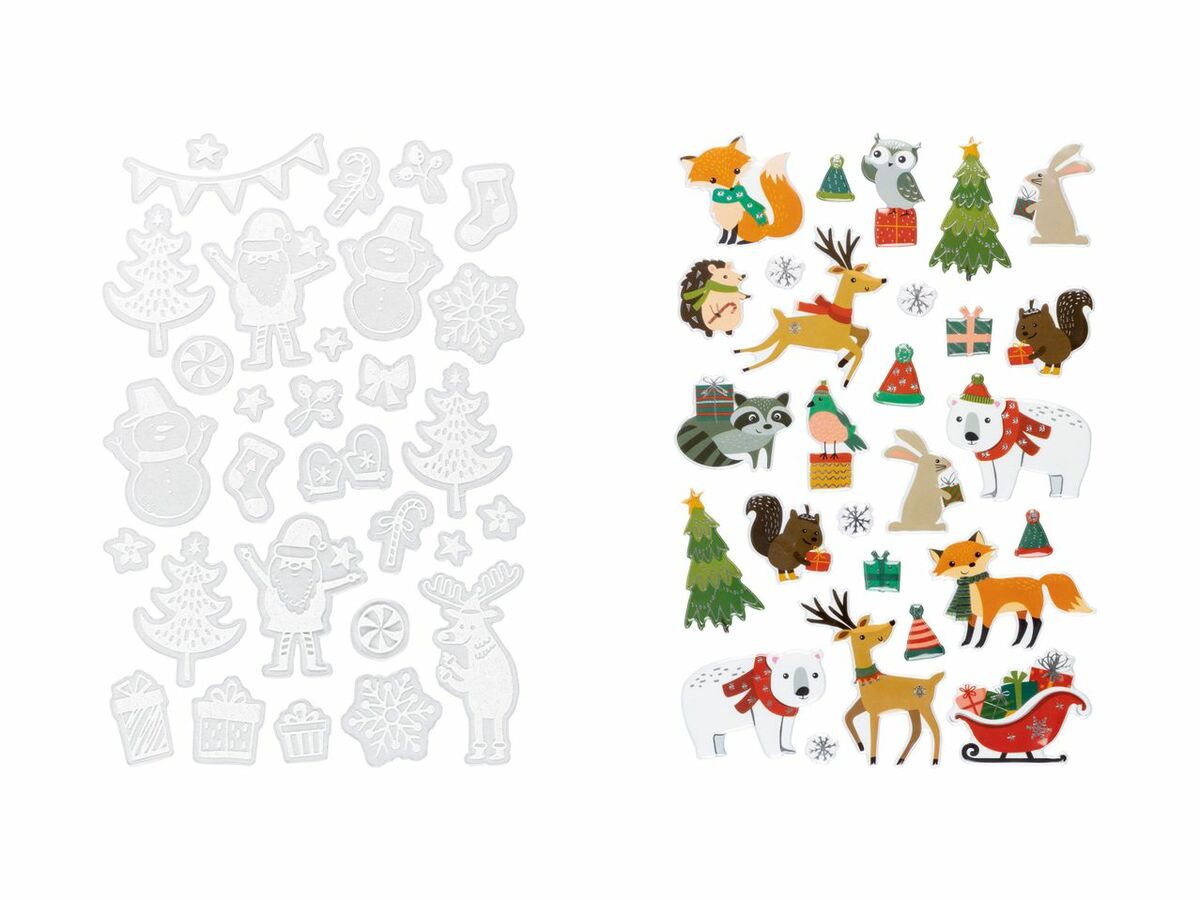 Bild 1 von crelando® 3D-/Glitzersticker, 
         Set