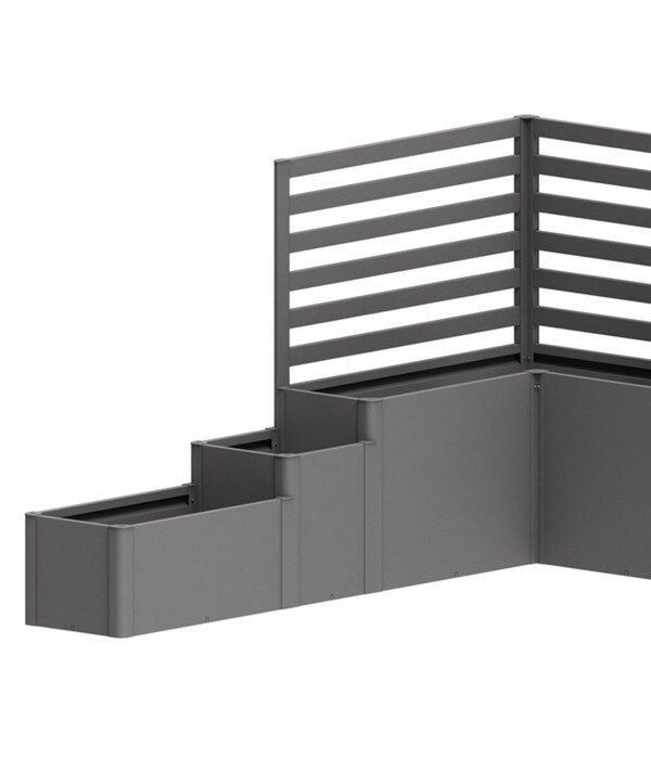 Bild 3 von Biohort Hochbeet DaVinci Version 1, quarzgrau-metallic, ca. B299,5/H168/T299,5 cm