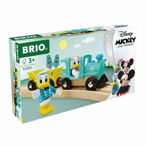 BRIO® Spielzeugeisenbahn-Lokomotive Brio World Eisenbahn Zug Donald & Daisy Duck Zug 4 Teile 32260