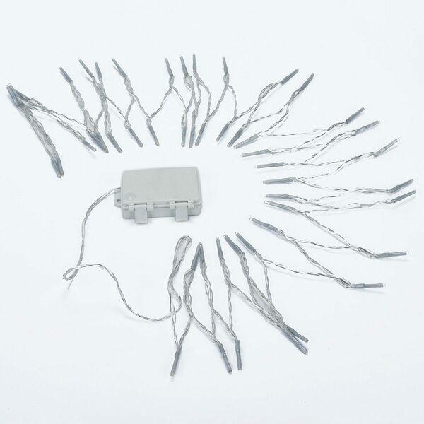 Bild 2 von MeLiTec LED-Lichterkette XM55, transparente Leitung Timer integriert Dimmer 50 LED's