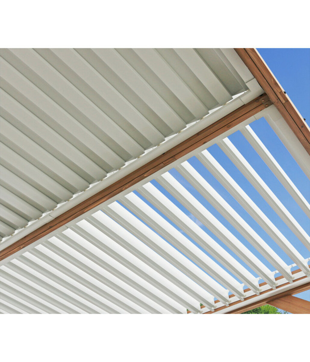 Bild 1 von Westmann Zedernholz-Pavillon Karl, mit Lamellendach, ca. B396/H251/T335 cm