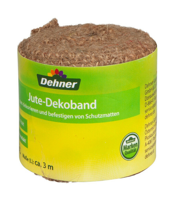 Bild 1 von Dehner Winterschutz Jute-Dekoband, ca. L300/B6 cm