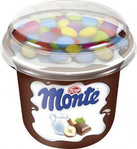 Zott Monte Milch-Dessert Schoko mit Schokolinsen