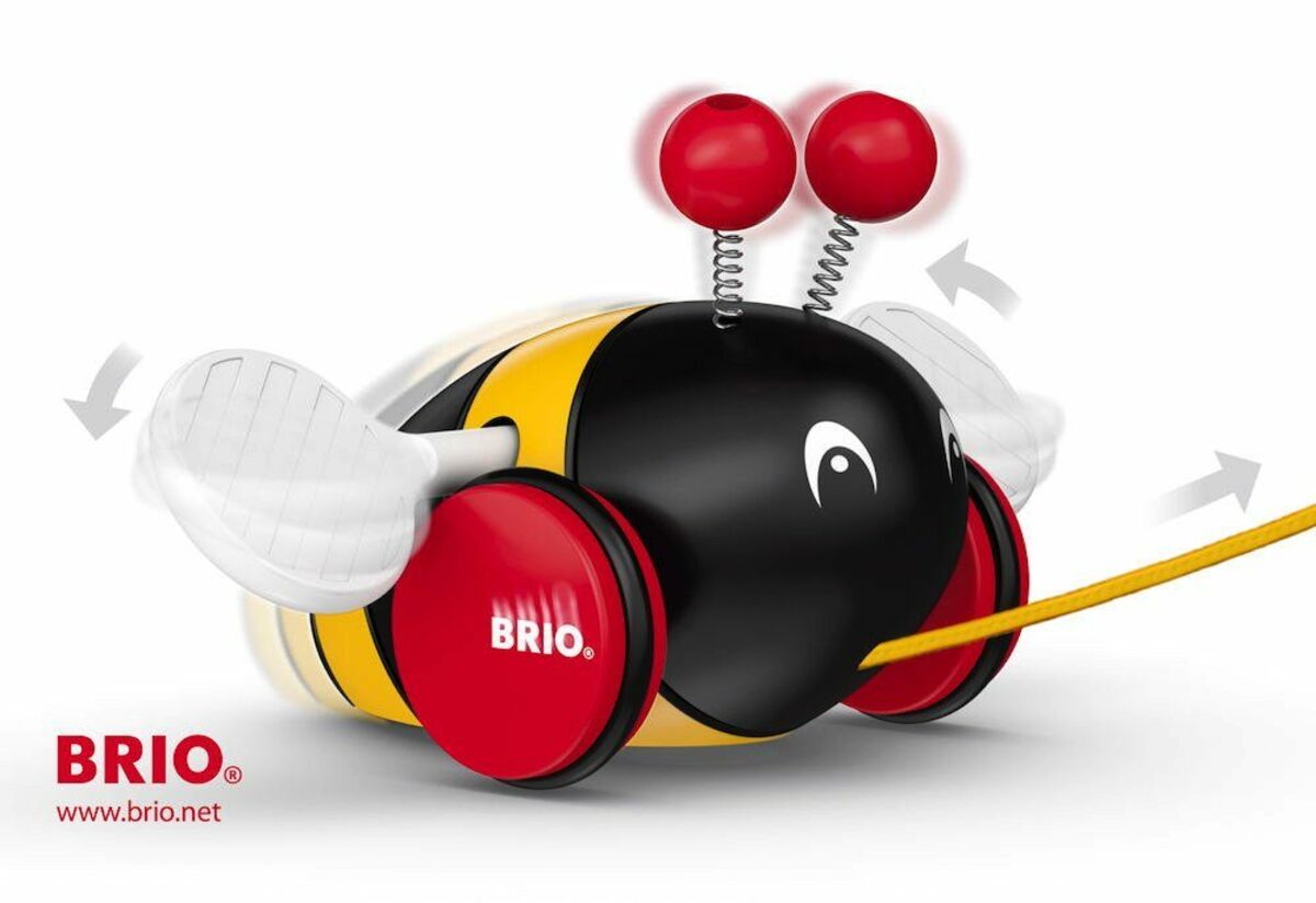 Bild 3 von BRIO® Nachziehspielzeug Brio Kleinkindwelt Holz Nachziehspielzeug Wilde Hummel 30165