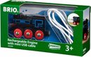 Bild 2 von BRIO® Spielzeug-Eisenbahn Holzspielzeug, BRIO® WORLD, Schwarze Akkulok mit Mini USB, FSC® - schützt Wald - weltweit