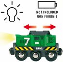Bild 4 von BRIO® Spielzeug-Eisenbahn Holzspielzeug, BRIO® WORLD, Batterie Frachtlok, mit LichtfunktionMade in Europe, FSC® - schützt Wald - weltweit