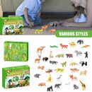 Bild 3 von farfi Adventskalender 24 Teile/satz Kalender Boxen PVC Tier Welt Adventskalender (24 Stück), Animal World Advent Calendar