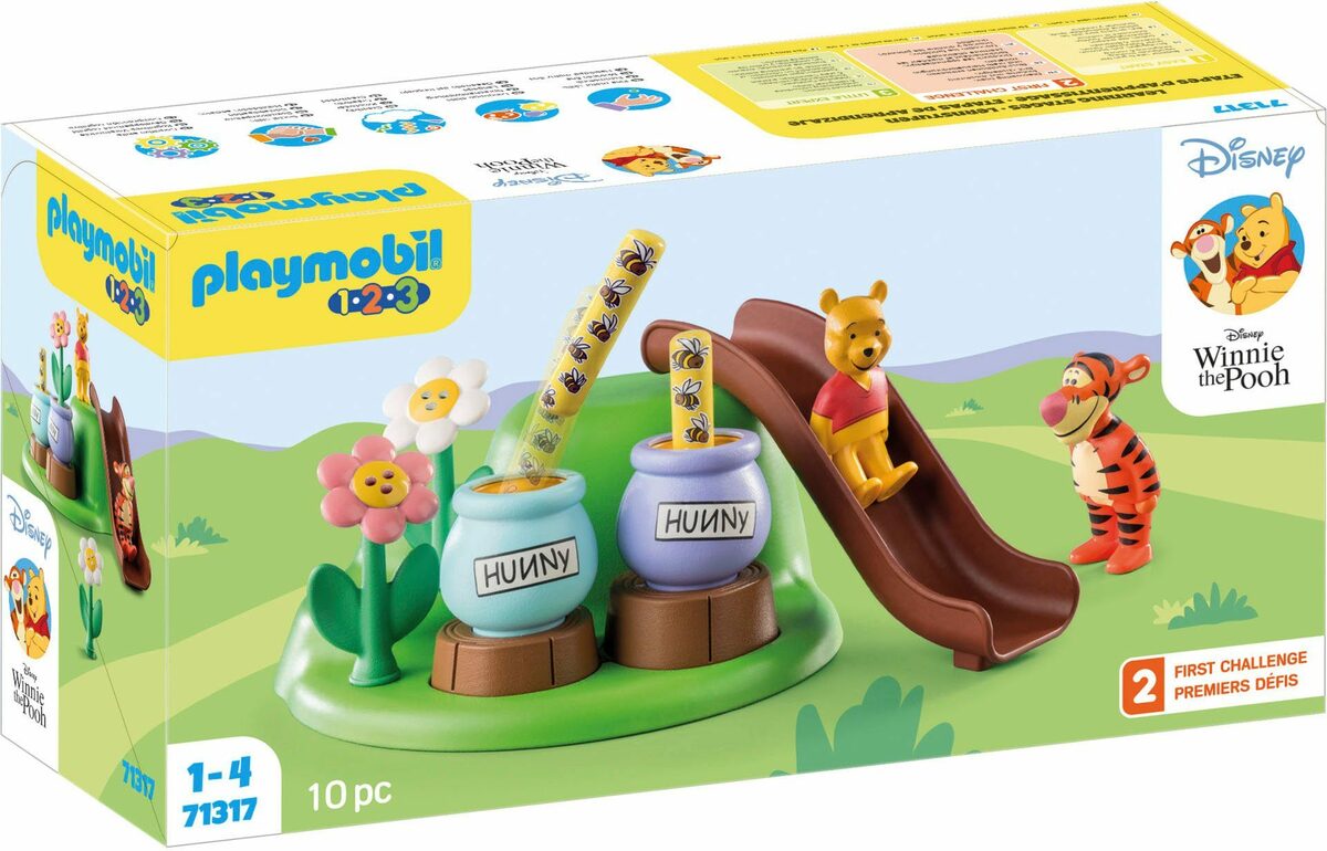 Bild 1 von Playmobil® Konstruktions-Spielset Winnies & Tiggers Bienengarten (71317), Playmobil 1-2-3, (10 St), Made in Europe