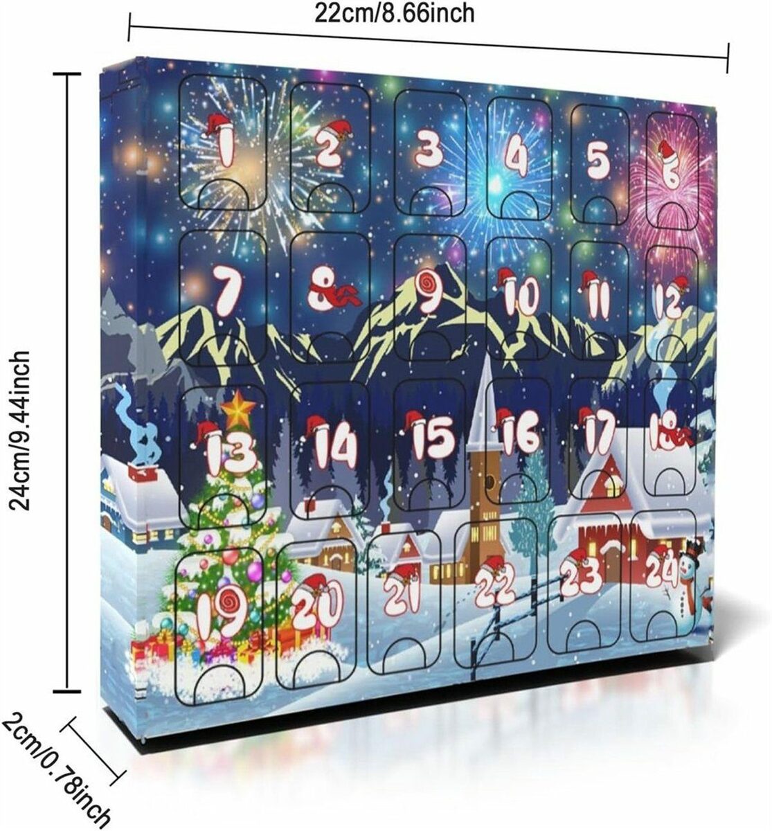 Bild 3 von TUABUR Adventskalender Adventskalender 2023 Lernspielzeugset mit 24 Teilen (1-tlg)