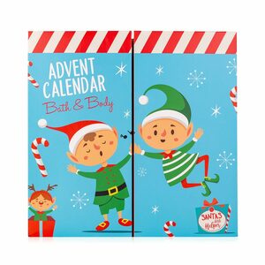 ACCENTRA Adventskalender Beauty Adventskalender "Santas little Helper" für Kinder & Teenies, Kalender mit 24 Türchen