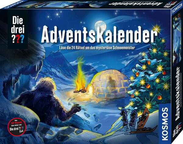 Bild 1 von Kosmos Adventskalender Spielzeug, Die drei ??? - 2023