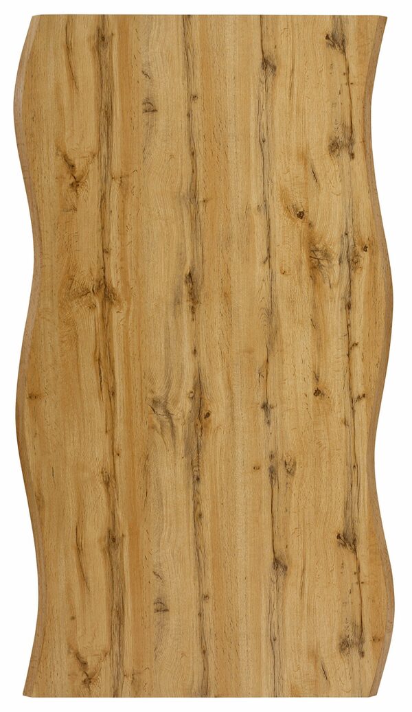 Bild 4 von HELA Esstisch Giselle Baumkantentisch Küchentisch, Kufengestell, Industrial Design, 140 - 200 cm Breite, natur oder grau