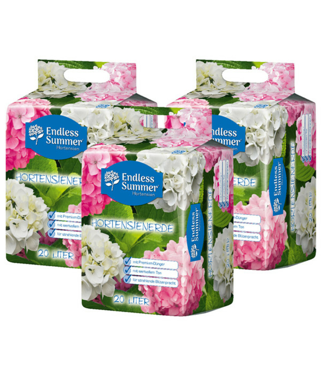 Bild 1 von Endless Summer Hortensienerde, Rot/Weiß, 3 x 20 l