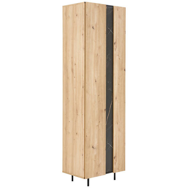 Bild 1 von Voleo Garderobenschrank, Eiche Artisan, Holzwerkstoff, 2 Fächer, 60x202x42 cm, Beimöbel erhältlich, griffloses Öffnen, Garderobe, Garderobenschränke, Garderobenschränke