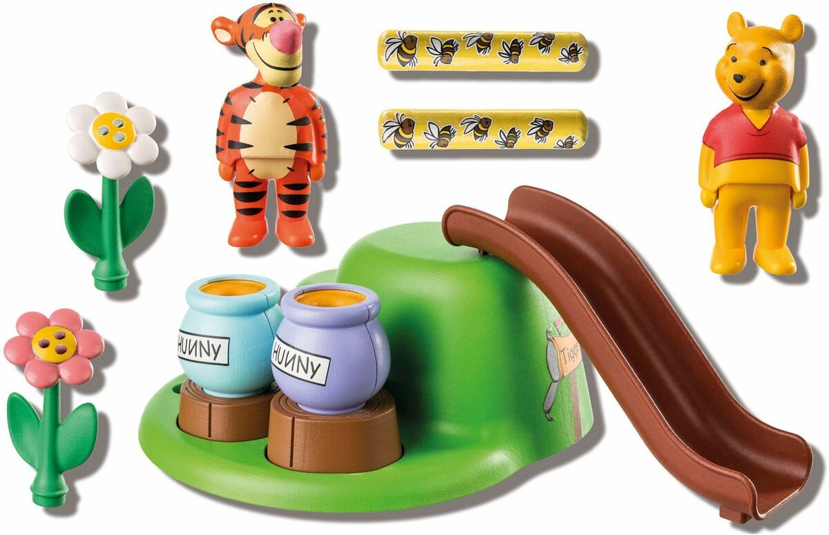 Bild 4 von Playmobil® Konstruktions-Spielset Winnies & Tiggers Bienengarten (71317), Playmobil 1-2-3, (10 St), Made in Europe