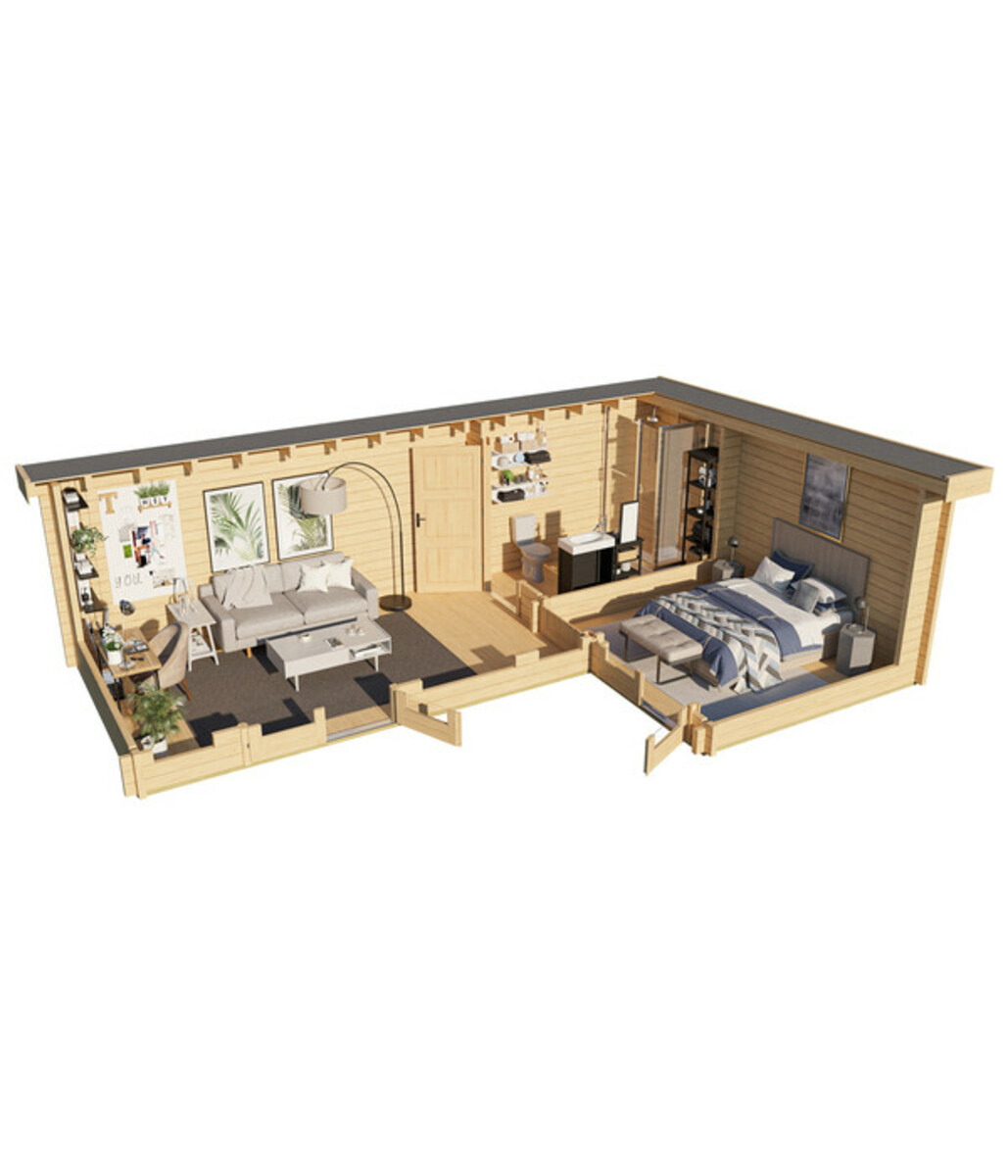 Bild 4 von Weka Weekendhaus V 701, ca. B850/H243,4/T550 cm