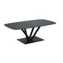 Bild 1 von Novel Couchtisch, Anthrazit, Schwarz, Metall, Keramik, Bodenplatte, 70x41 cm, Wohnzimmer, Wohnzimmertische, Couchtische, Metall-Couchtische