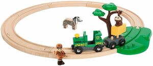 BRIO® Spielzeug-Eisenbahn BRIO® WORLD, Safari Bahn Set, (Set), FSC®- schützt Wald - weltweit