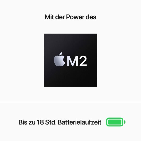 Bild 4 von Apple CTO MBA13 Z15Z M2 8/10 16/512G DE Notebook (34,46 cm/13,6 Zoll, Apple M2, 10-Core GPU, 512 GB SSD)