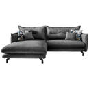 Bild 1 von Livetastic Ecksofa, Grau, Textil, 4-Sitzer, Füllung: Schaumstoff, L-Form, 255x180 cm, Rücken echt, Armteil links, rechts, Wohnzimmer, Sofas & Couches, Wohnlandschaften, Ecksofas