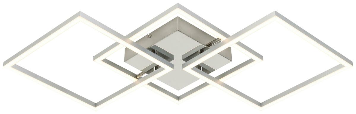 Bild 1 von LED-Deckenleuchte Olpü in Alufarben max. 37 Watt Deckenlampe, Alufarben