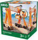 Bild 4 von BRIO® Spielzeugeisenbahn-Erweiterung Holzspielzeug, BRIO® WORLD, Container-Verladekran, FSC®- schützt Wald - weltweit