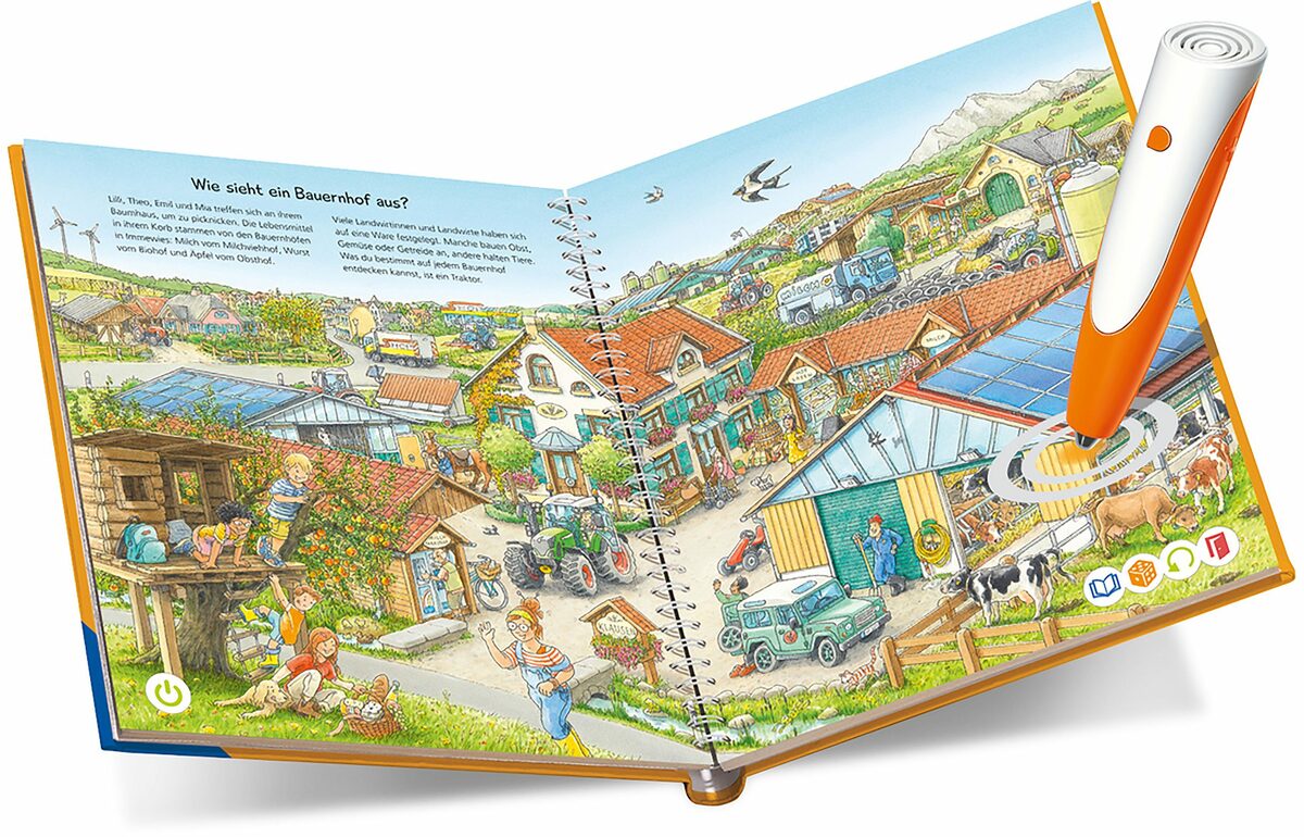 Bild 2 von Ravensburger Spiel, tiptoi® Starter-Set: Stift und Bauernhof-Buch, Made in Europe, FSC® - schützt Wald - weltweit