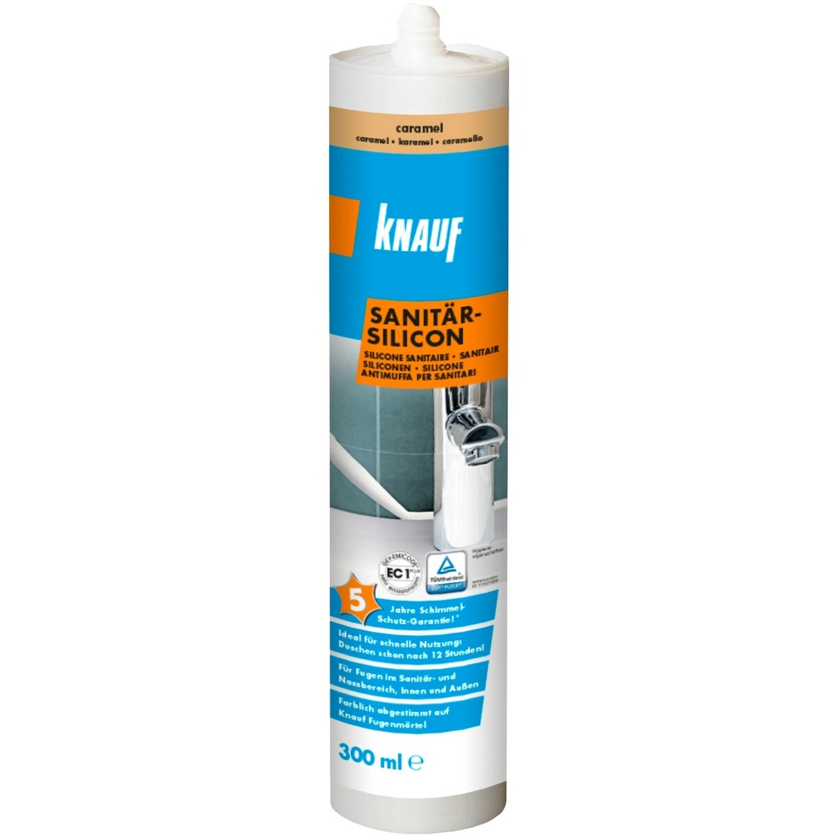 Bild 1 von Knauf Sanitär-Silikon Caramel 300 ml