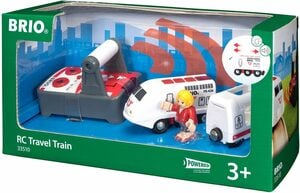 BRIO® Spielzeug-Eisenbahn Holzspielzeug, BRIO® WORLD, IR Express Reisezug, mit Licht und Soundfunktion, FSC® - schützt Wald - weltweit