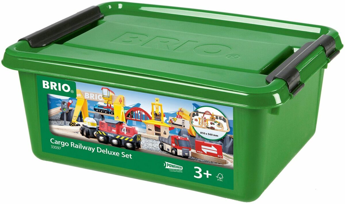 Bild 2 von BRIO® Spielzeug-Eisenbahn BRIO® WORLD, Frachten Set Deluxe, (Set), FSC®- schützt Wald - weltweit