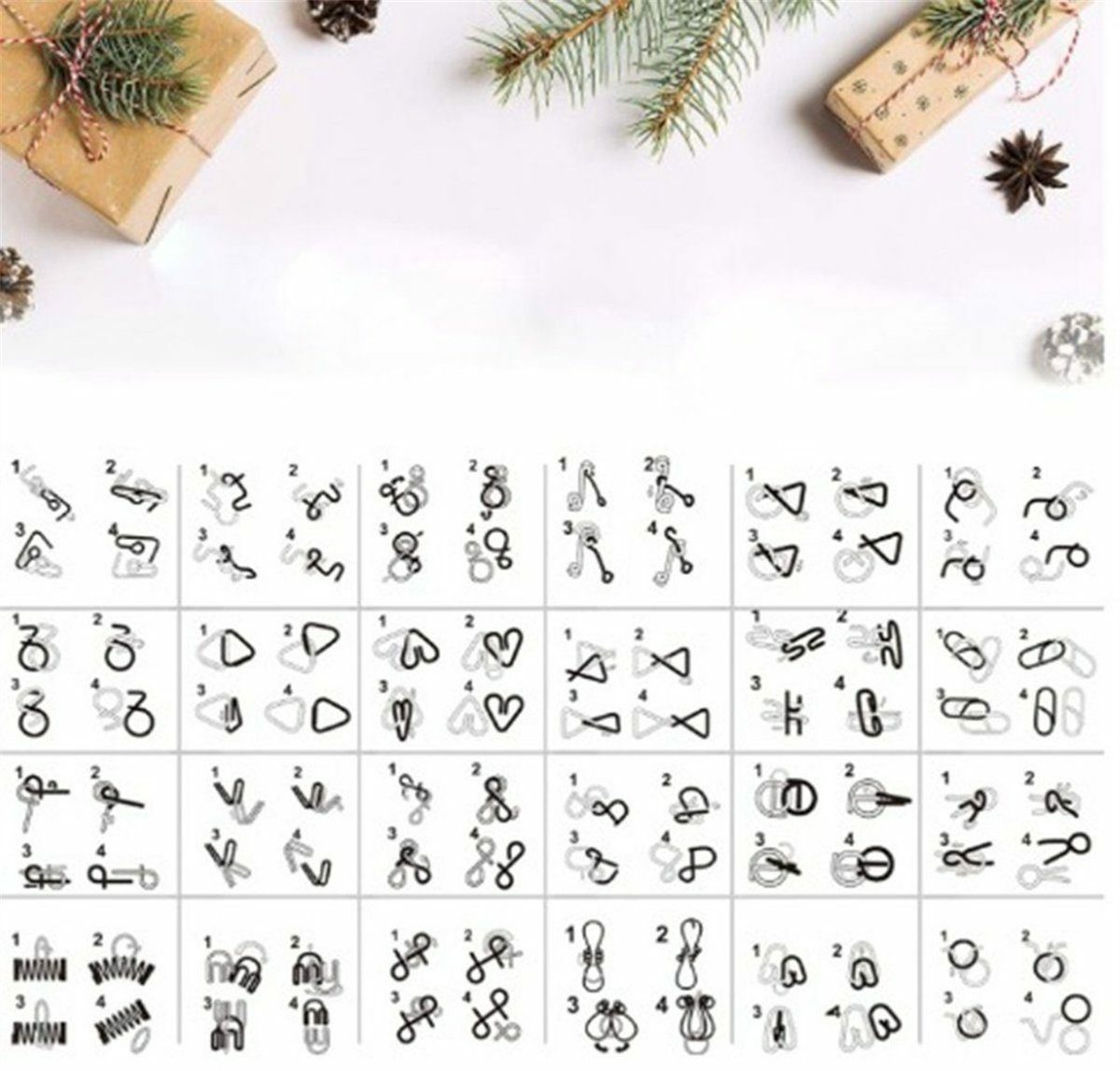 Bild 4 von TUABUR Adventskalender Adventskalender 2023 Lernspielzeugset mit 24 Teilen (1-tlg)