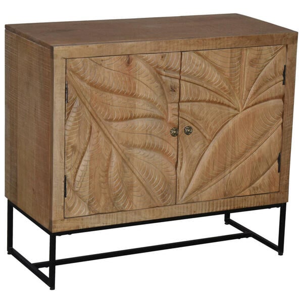 Bild 1 von Livetastic Kommode, Natur, Metall, Mangoholz, vollmassiv,massiv, Holz, 1 Fächer, 85x75x40 cm, Typenauswahl, stehend, Wohnzimmer, Kommoden & Sideboards, Kommoden