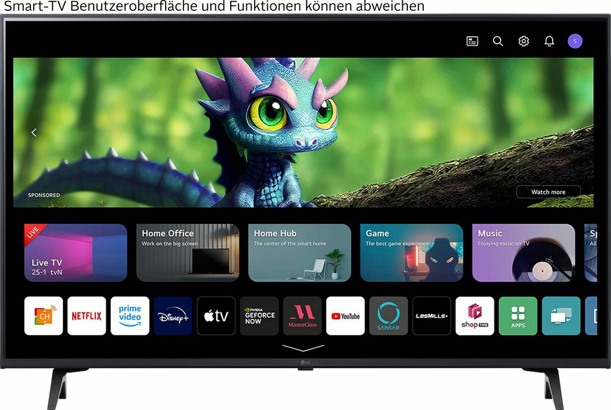 Bild 3 von LG 43UR80006LJ LED-Fernseher (109 cm/43 Zoll, 4K Ultra HD, Smart-TV, AI Sound Pro, Filmmaker Mode, HDR10, UHD, α5 Gen6 4K AI-Prozessor)
