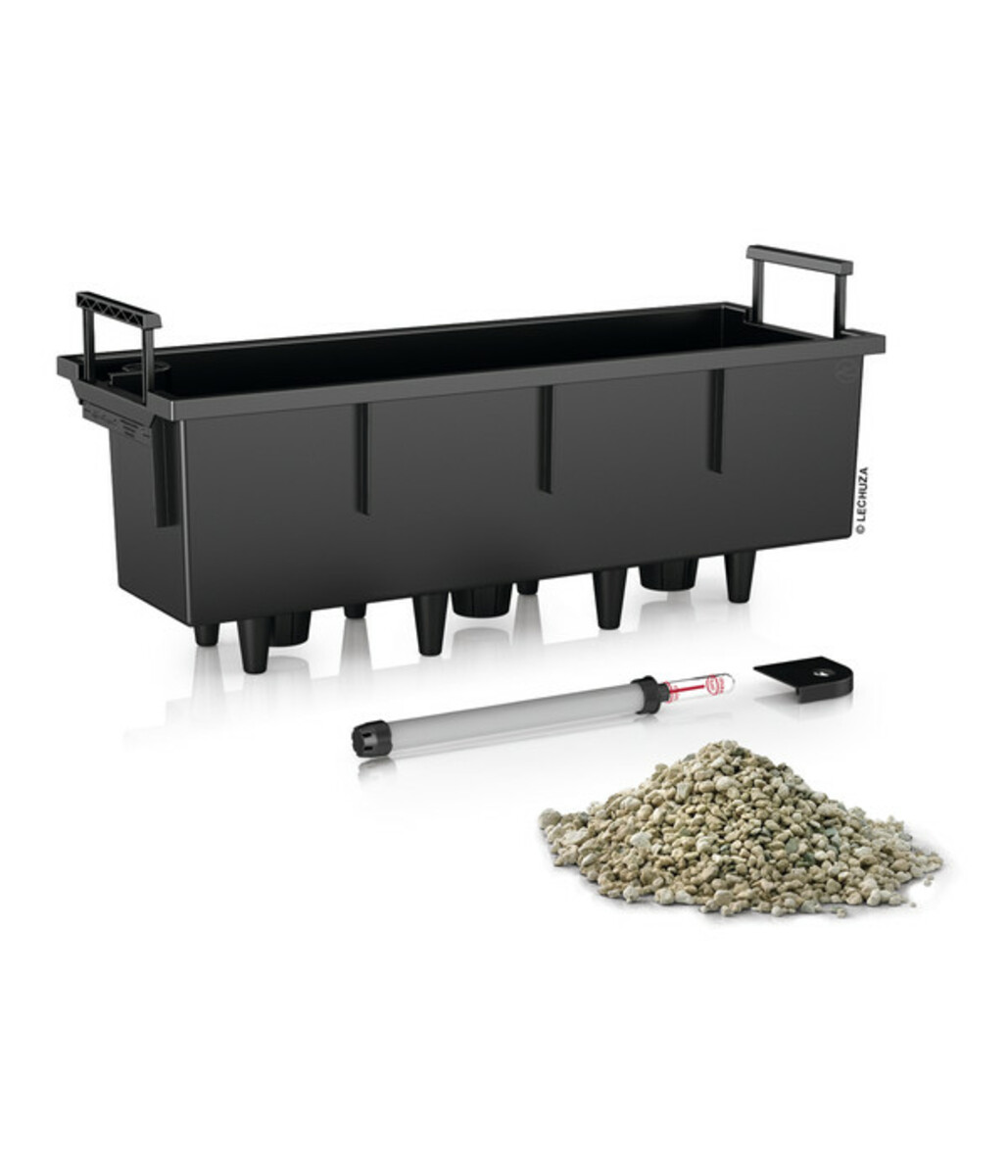 Bild 1 von LECHUZA® Kunststoff-Pflanzeinsatz inkl. Bewässerungs-Set Balconera, rechteckig