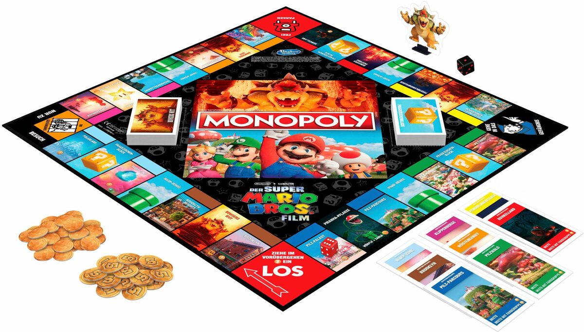 Bild 3 von Hasbro Spiel, Gesellschaftsspiel Monopoly Super Mario Bros. Film Edition