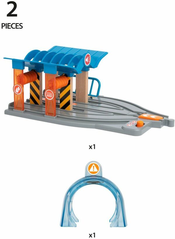 Bild 2 von BRIO® Spiel-Gebäude Smart Tech Sound Waschstraße mit Werkstatt, für die Brio Eisenbahn; FSC® - schützt Wald - weltweit