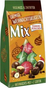 Ferrero Küsschen Cremige Weihnachtskugeln Mixpack Haselnuss & Zartbitter