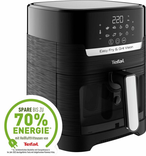 Bild 2 von Tefal Heißluftfritteuse EY5068 Easy Fry & Grill Vision, 1550 W