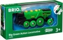 Bild 3 von BRIO® Spielzeug-Eisenbahn Holzspielzeug, BRIO® WORLD, Grüner Gustav Batterielok, mit Soundfunktion, Made in Europe, FSC® - schützt Wald - weltweit