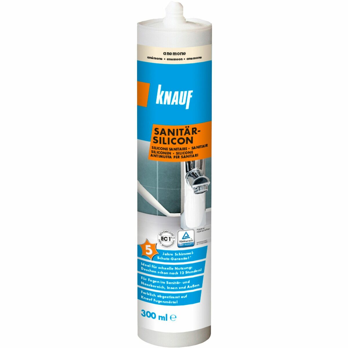 Bild 1 von Knauf Sanitär-Silikon Anemone 300 ml