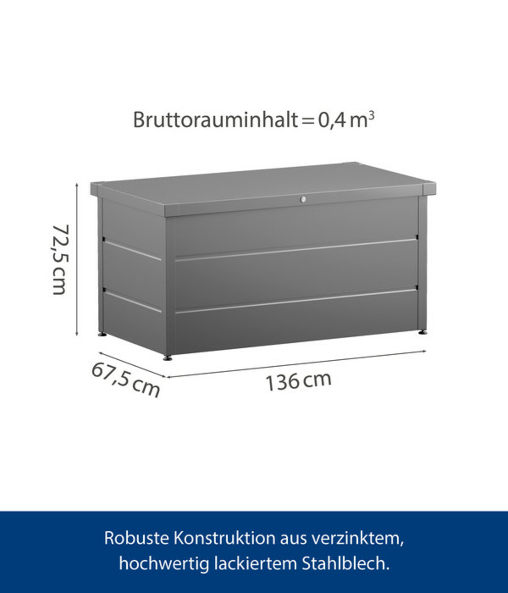 Bild 4 von Hörmann Gartenbox Juno Modern 1320, 400 Liter, ca. B136/H72,5/T67,5 cm
