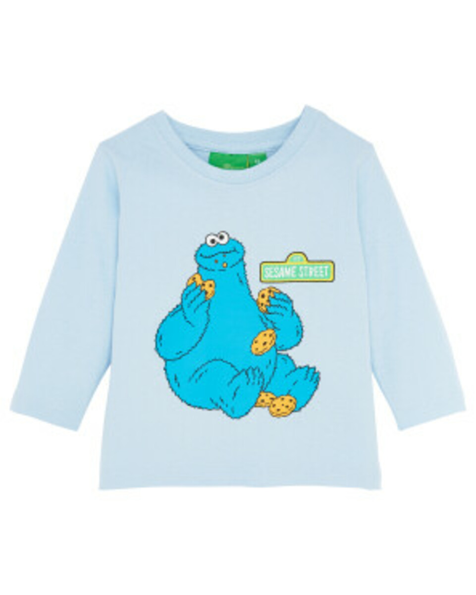 Bild 1 von Langarmshirt Sesame Street
       
      X-Mail Schulterknöpfung
   
      hellblau