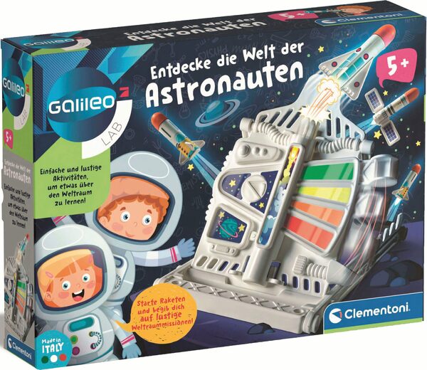 Bild 1 von Clementoni® Experimentierkasten Galileo, Entdecke die Welt der Astronauten, Made in Europe